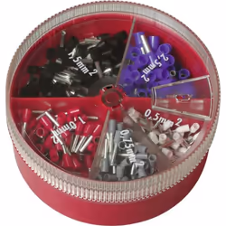 Informations techniques Couleur du boîtier : incolore Matériau du boîtier : plastique Avec outil : × Cosses de câble à sertir ...