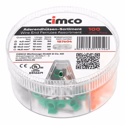 Cimco 187604, iso FR1, Naturel, Plastique, Polyamide, 1 pièce(s), 42 mm, 90 mm