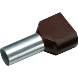 187707 Embout double d'extrémité de câble 1.5 mm² partiellement isolé noir 100 pc(s) - Cimco