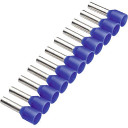 187504 Embout simple d'extrémité de câble 2.5 mm² partiellement isolé bleu 400 pc(s) - Cimco