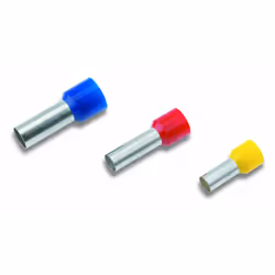 Cimco 180944, Embouts de fil, Droit, Rouge, Cuivre, 1 mm², DIN 46228