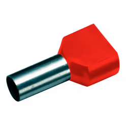 Cimco 18 2406, Connecteur tubulaire, Étain, Droit, Métallique, Rouge, Cuivre, 1 mm²