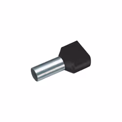 Embout double dextrémité de câble Cimco 18 2410 1.50 mm² x 8 mm partiellement isolé noir 100 pc(s) durable et robuste