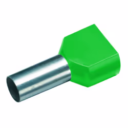Cimco 182420, Embouts de fil, Étain, Droit, Vert, Métallique, Cuivre, 6 mm²