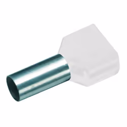 Cimco 182432, Embouts de fil, Étain, Droit, Métallique, Blanc, Cuivre, 0,75 mm²