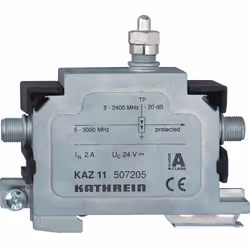 Informations techniques Contenu: 1 pc(s) Type de produit: Parafoudre - Pour installations de répartition et réception terrest ...