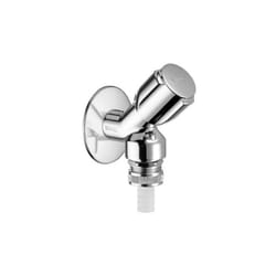 Schell - Confort de siège de soupape incliné 033.920.699 avec clapet anti - retour et d&39un ventilateur de tuyau, chromé