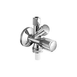 Schell - comfort vanne d&39équerre combinée 035450699 g 2000 /2 ag, dispositif de sécurité, avec asag easy, avec clapet anti-retour, chromé