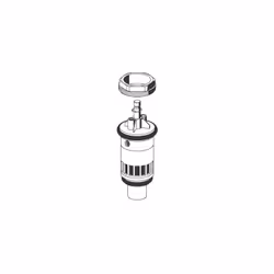 cartouche de base Schell Schellomat 294930099 complet, pour robinet de chasse d'urinoir, chromé