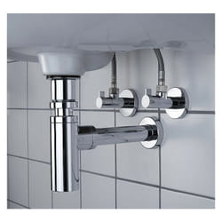 Vanne d'angle Schell Wing 1/2', chrome