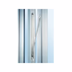 Résistant aux effractions entre le vantail et le dormant. Gaine spirale robuste en acier inox pour le passage de câbles de co ...