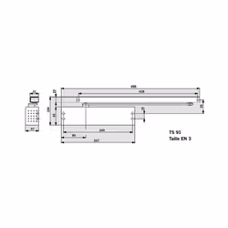 Les ferme-portes TS 91 et TS 92 de Dorma, issus de la gamme Contur qui inclut également le modèle TS 93, sont spécialement co ...