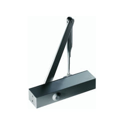 Ferme-porte en applique tsprofil complet en 2-4 bras réglable glissière - noir Dorma kaba