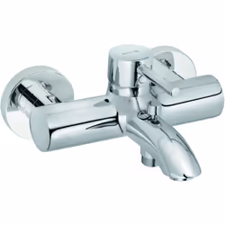 KLUDI BOZZ 1 x Mitigeur monocommandé pour bain et douche Levier fermé Montage mural Cartouche céramique avec limiteur d'eau c ...