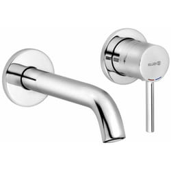 Kludi - Bozz - Mitigeur de lavabo encastré, 2 trous, chrome 382440576