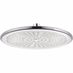 disque de douche de tête DN 15 Ø 250 mm avec un seul type de jet avec raccord à rotule raccord G 1/ 2 sans bras de douche