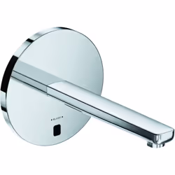 KLUDI ZENTA SL E 1 x robinetterie de lavabo électronique DN 15 Set de finition Rosace ronde Montage mural Débit 5 l/min à 3 b ...