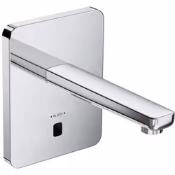 Mitigeur de lavabo électronique Zenta tête rosace de recouvrement carrée alimentation par adaptateur secteur 230 V ou pile li ...