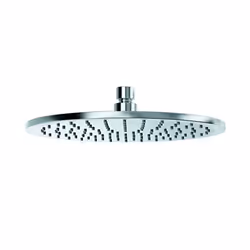 Pommeau de douche - KLUDI - Kludi a-QA ronde 25 cm - Chromé - Angle dinclinaison réglable - Picots Easy Clean