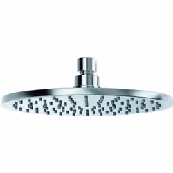 KLUDI A-QA 1x Douche de tête à disque DN 15 Douche de tête en métal Ø 200 mm avec jet volumétrique débit 23 l/min à 3 bar ave ...