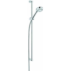 Logo - Colonne de douche avec pommeau de douche, support, barre et flexible, chrome 6839305-00 - Kludi