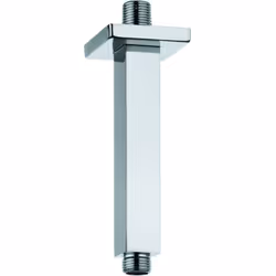 KLUDI A-QA 1x sortie de plafond DN 15 pour douche de tête à disque DN 15 saillie de 150 mm avec rosace coulissante 58 x 58 mm ...