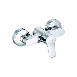 Kludi mélangeur de douche pure et facile 378410565 levier fermé cartouche Céramique avec limitation d'eau chaude Classe d'éco ...