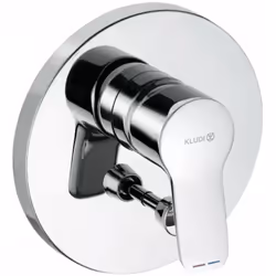 Mitigeur de baignoire et de douche encastré, sans corps d’encastrement conception chrome set d’habillage levier fermé inverse ...