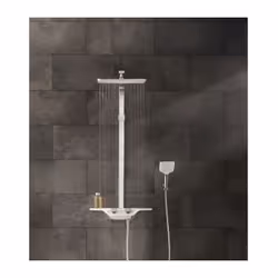 Kludi Système de douche 8020091-00 montage mural Support de douche angle d'inclinaison réglable (75 °) Sélecteur de températu ...