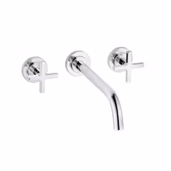 Mitigeur de lavabo encastré Classic, avec élément encastré conception chrome longueur du bec 240 mm diamètre de la rosace 57  ...
