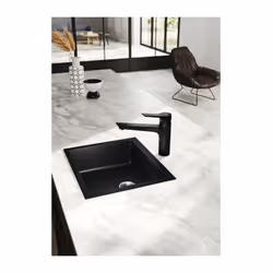 mitigeur de cuisine Kludi Mix 329043975 DN 15 montage monotrou cartouche Céramique avec limitation eau chaude Strahlregler M  ...