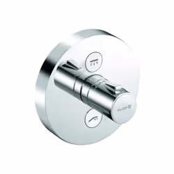 Kludi Push 389120538 Kit de finition avec unité fonctionnelle avec bouton poussoir pour la commande d'un consommateur Blocage ...