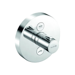 Kludi - Push - Mitigeur de douche thermostatique encastré, 2 sorties, chrome 389120538