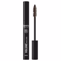 Lavera Volume Mascara, Marron, BROWN, Volumisant, 9 ml, Maintenir la petite brosse à l'horizontale et déplacer de gauche à dr ...