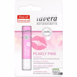 Lavera 663461, Beaume pour les lèvres, Rose, Femmes, PEARLY PINK, Amande, Ricinus Communis (Castor) Seed Oil*, Rhus Vernicifl ...