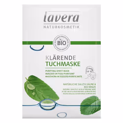 Lavera Masque En Tissu Hydratant 21 ml, Masque de nettoyage, Unisexe, Universel, Hydratant, Purifiant, Rafraîchissant, Feuill ...