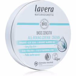 La crème corporelle Lavera Basis Sensitiv prend soin de votre peau et lui donne les nutriments et l’hydratation dont elle a b ...