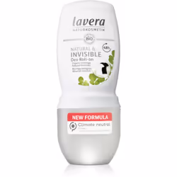 Le déodorant Lavera Natural &amp; Invisible lutte efficacement contre les mauvaises odeurs et vous apporte une sensation de c ...