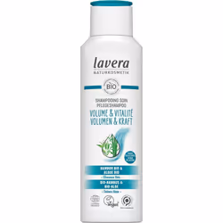 Lavera Shampooing Soin Volume & Vitalité, 250 ml, Shampoing, Naturel, Femmes, Tous types de cheveux, Toutes les couleurs