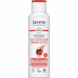 Lavera Shampooing Soin Éclat couleur & Soin, 250 ml, Shampoing, Naturel, Femmes, Cheveux colorés, Toutes les couleurs
