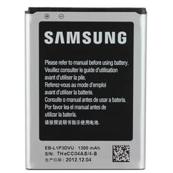 Samsung 1300mAh Li-Ion Batterie Noir, Argent