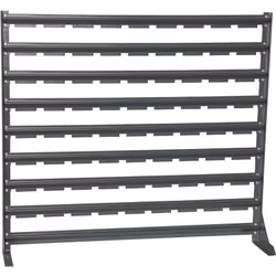 Rayonnage pour petites pièces, largeur 1020 mm, sans bacs à bec, h x p 900 x 200 mm. Produit livré = démonté. Type de rayonna ...