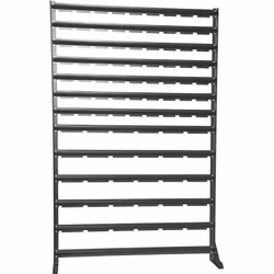 Rayonnage pour petites pièces, largeur 1020 mm, sans bacs à bec, h x p 1580 x 235 mm. Produit livré = démonté. Type de rayonn ...