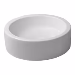 Duravit Starck 1 vasque supérieure en céramique sanitaire 460x460x145mm sans trop-plein sans banc à trous de coulée Forme de ...