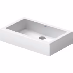 Duravit Vero bol supérieur en céramique sanitaire blanche 600x380x150 mm sans débordement, sans banc de robinetterie polie Mo ...