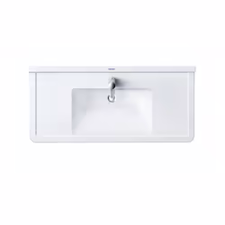 Duravit Starck 3 Lavabo pour meubles sanitaires en céramique 1050x485x190mm avec trop-plein, avec table de robinetterie Table ...