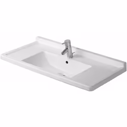 Lavabo suspendu avec trop-plein dimensions : 850 x 485 mm matériau : céramique sanitaire avec 1 trou pour le robinet de lavab ...