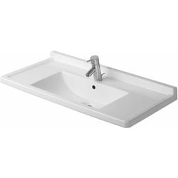 Duravit - Starck 3 - Meuble-lavabo 85x49 cm, avec un trou pour robinet, blanc 0304800000