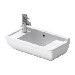 Duravit - Starck 3 lave-mains, 500x260mm, avec trop-plein, 2 trous