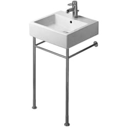 Vero - Support métallique pour lavabo, chrome, support pour lavabo Vero 045450 0030651000 - Duravit